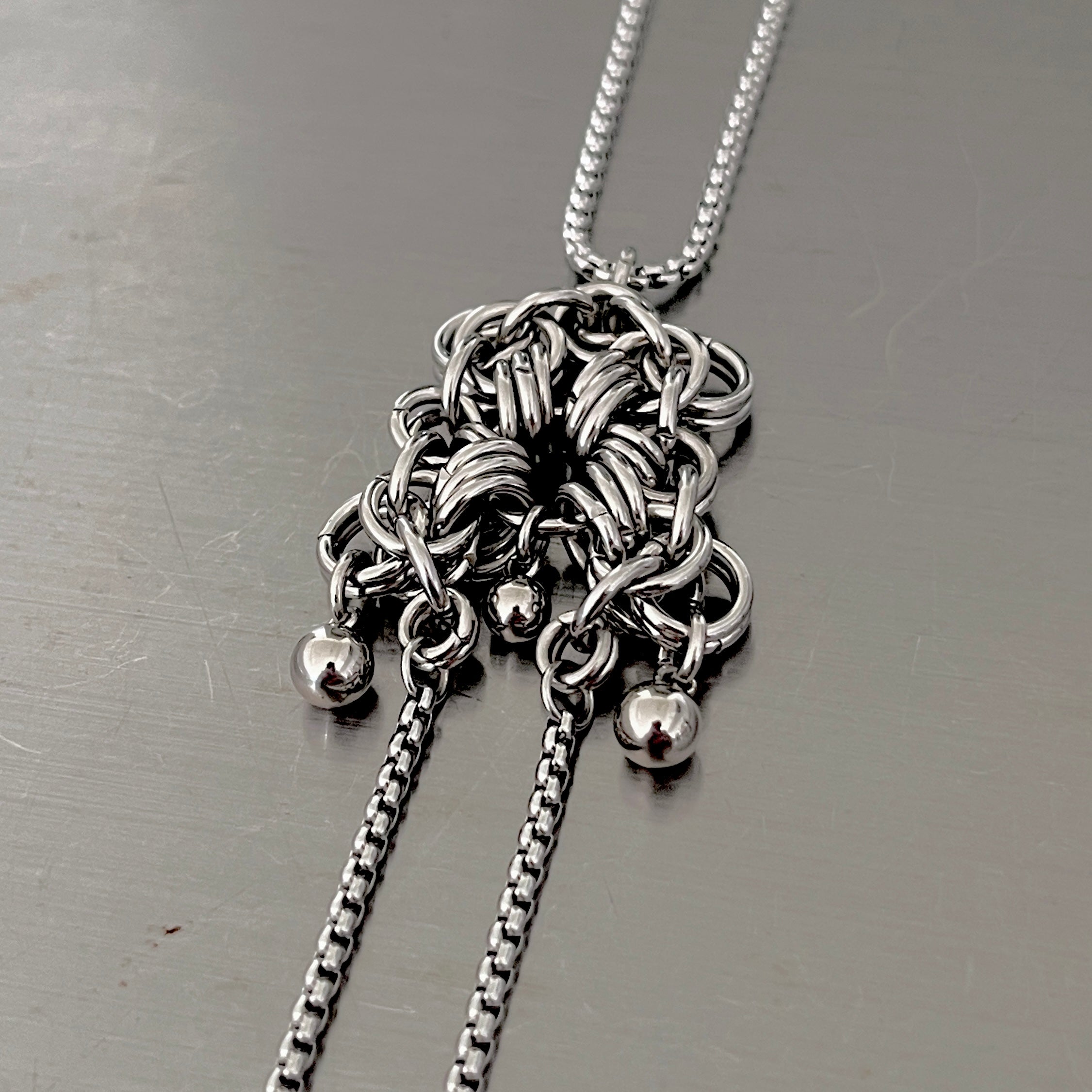 The “BALL & CHAIN” Pendant Necklace | Stainless Steel, Waterproof ...