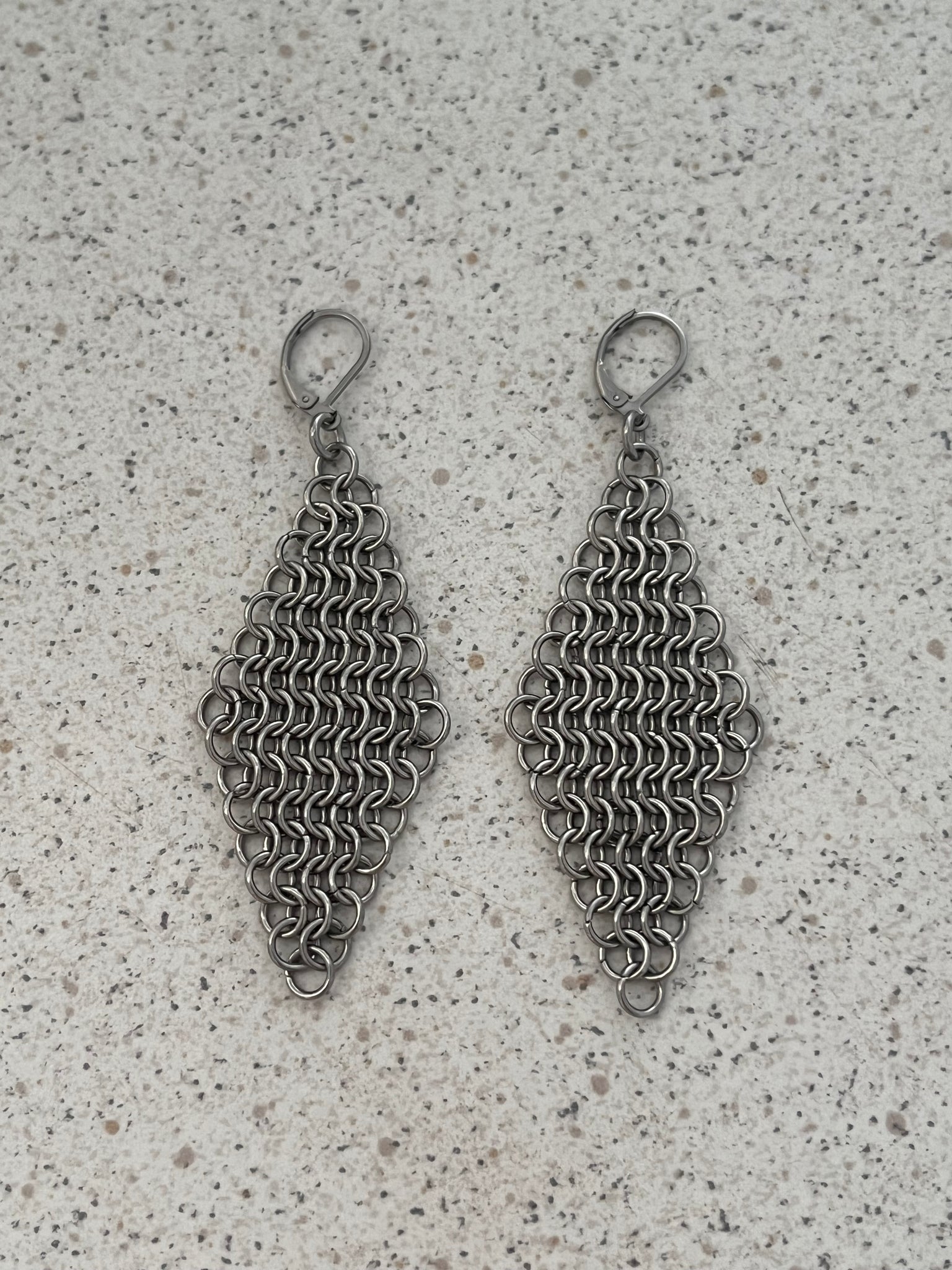 The “CHAINMAIL” earrings